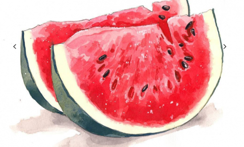 [Lubov Druma Art School] Мини-курс акварелью «Фрукты» (Любовь Дрюма)