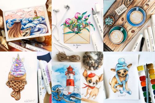 [Eight School] Скетчинг для начинающих (Ксения Панова)