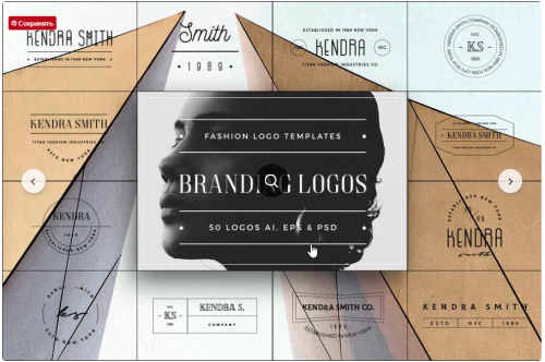 [Creativemarket] Коллекция из 50 современных минималистических шаблонов логотипов