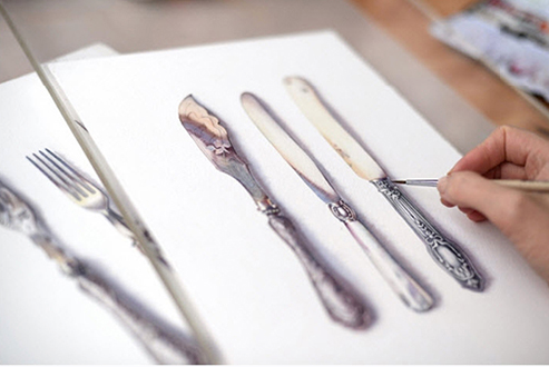 Винтажные столовые предметы (Елена Обабкова)