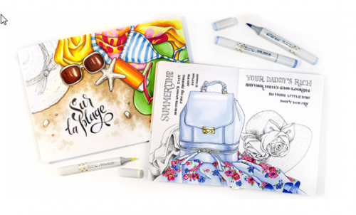 Скетчинг маркерами - рисование в радость! (Вика Око)