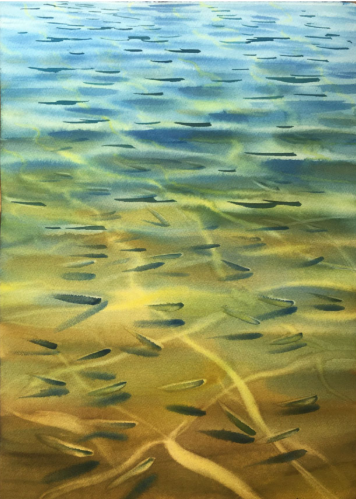 Симфония воды. Урок 2 «Солнечная вода с рыбками» (Эгле Липейкайте)