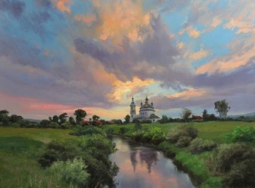 Пейзаж с красивым небом (Игорь Сахаров)