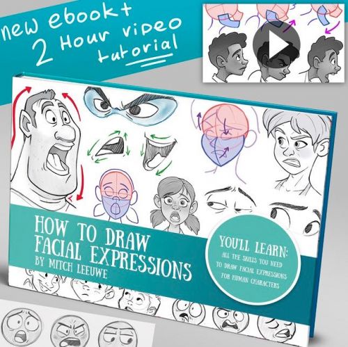 How to draw expressions - Как рисовать эмоции (Mitch Leeuwe)