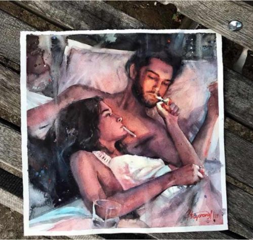 Человек акварелью 4 (Анна Майорова)