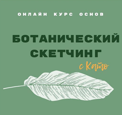 Ботанический скетчинг (Като Иванникова)