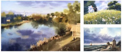 Акварельный марафон. Сияние чистого творчества (Сергей Курбатов)