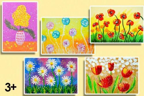 [Ninenoks Белая ворона] Цветы 3+. Гуашь. Акварель. 3+ (Анастасия Оляда - Уссаковская)