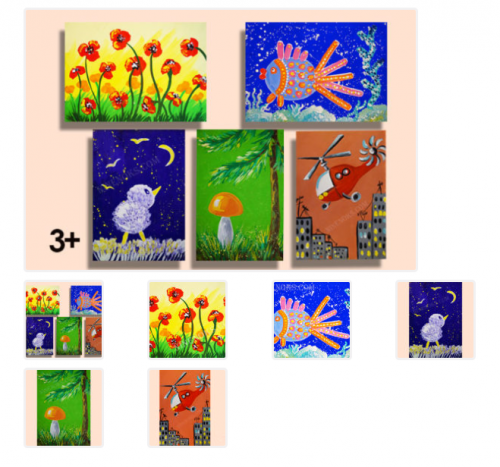 [Ninenoks Белая ворона] 5 основ. Гуашь. 3+ (Анастасия Оляда-Уссаковская)