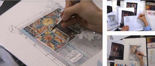 [enterclass] Архитектурная иллюстрация. Мастер-класс (Лена Крымина)