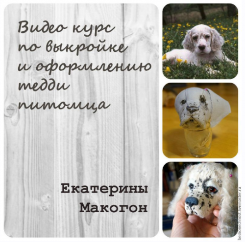 [Тедди] Видео-курс по выкройке и оформлению тедди питомца (Екатерина Макогон)