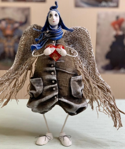 [Лепка] Ангел с сердцем (Мария Колегова)