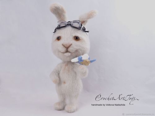 [Игрушки] Зайка Прошка (Надежда Волкова)
