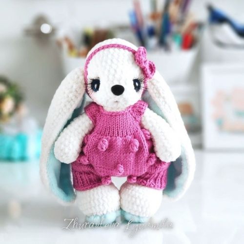 [Игрушки] зайка Бусинка (Людмила Журавлева)