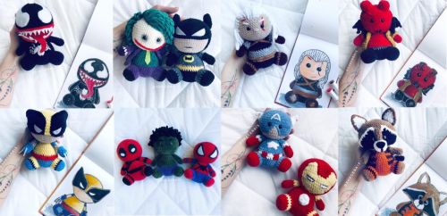 [Игрушки] Вязаные супергерои - 22 описания (shegera13)