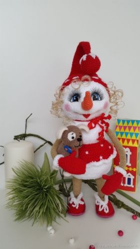 [Игрушки] Снеговушка Морозовна (Ирина Крашенинникова)