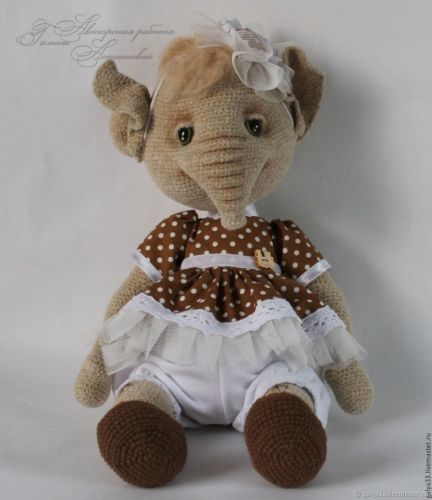 [Игрушки] Слоняша «Маняша» (Галина Асташова)