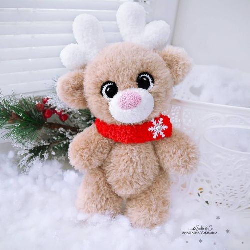 [Игрушки] Плюшевый Олененок (anastasiya_vokhmina)