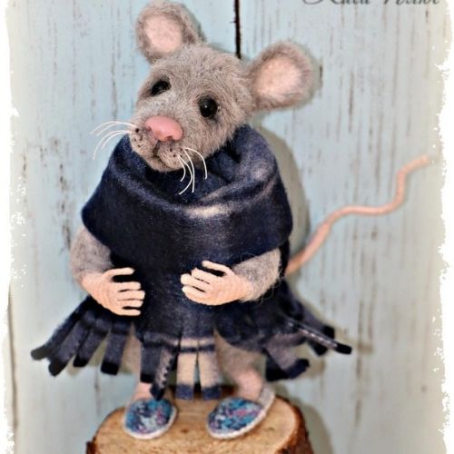 [Игрушки] Мышка «Тася» (Эльвира Супонькина)