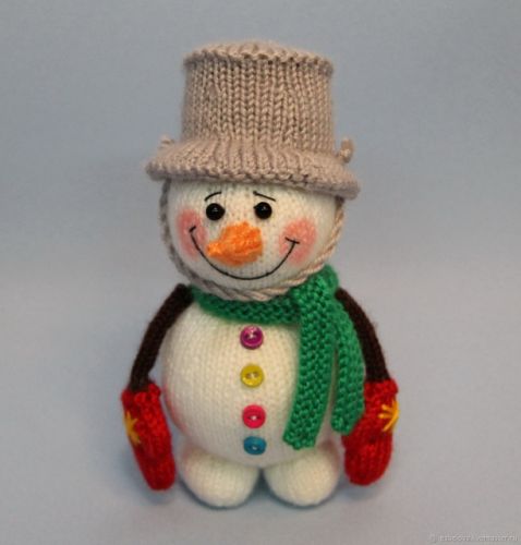 [Игрушки] МК 'Снеговик' Елена Белова (esbelova)