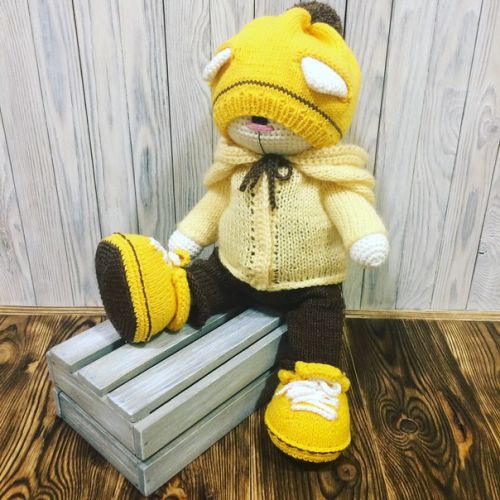[Игрушки] Мастер-класс по вязанию «Кот Мотвейка» (Дарья Дубовкина)