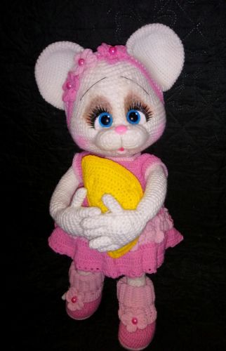 [Игрушки] Мастер-класс «Мышка Беляночка» (Алла Федюнина)