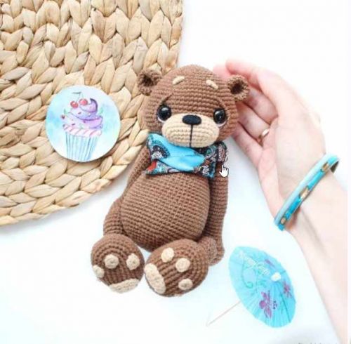 [Игрушки] Мастер-класс Мишка крючком амигуруми (NansyOops)