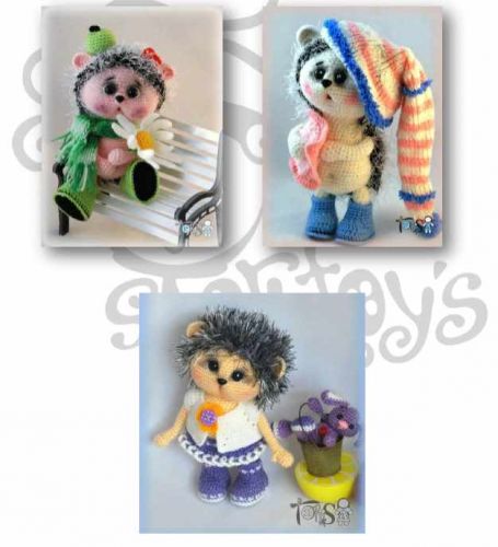 [Игрушки] Ёжики крючком (Тори Яровикова)