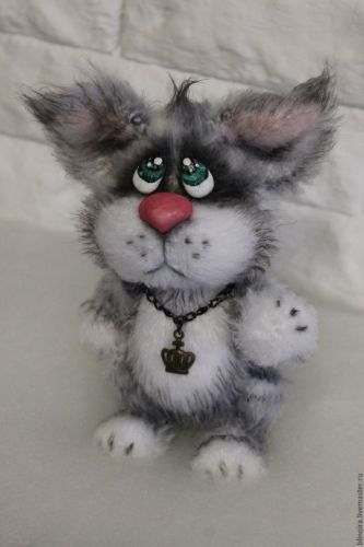 [Игрушка] МК 'Кот Васька' спицы (Ирина Блинова)