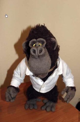 [Игрушка] Мастер класс - горилла Громила (Евгения Сорокина (Hostessy)