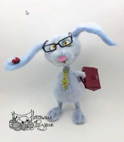 [Игрушка] мастер-класс 'Заяц-профессор' (Наталия Резник)