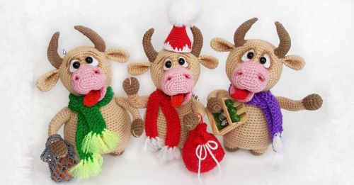 [Игрушка] Мастер класс 'Весёлый бычок Матвей' (Тая Божья Коровка)