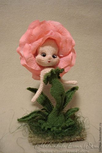 [Игрушка] Мастер-класс по вязанию Розочки (Елена Макеенкова)