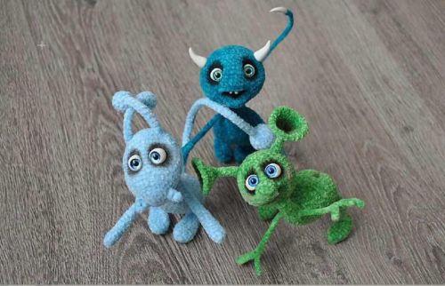 [Игрушка] Мастер класс по вязанию крючком 'Чудики' (Юлия Шеенко)