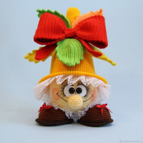 [Игрушка] Мастер-класс по вязанию 'Колокольчик' (крючок) (Елена Белова)