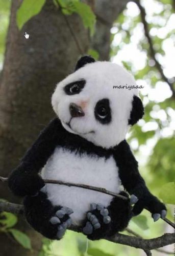 [Игрушка] Мастер класс пандочка. (Мария Боровая @mariyaaa)