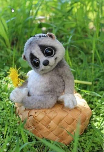 [Игрушка] Мастер класс лямурчик. (Мария Боровая)