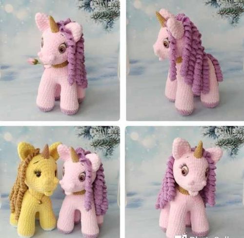 [Игрушка] Мастер-класс единорожка кудряшка Сью (Алена Титова)