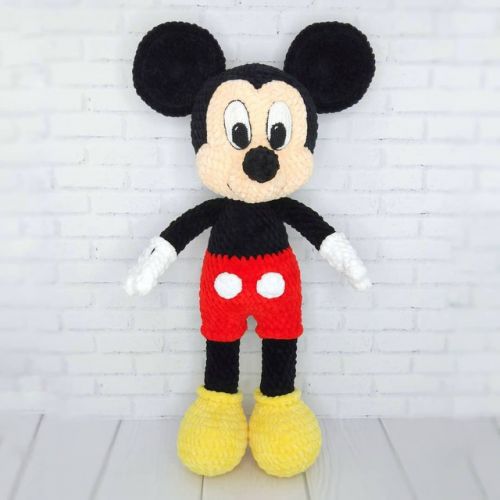 [goozell_toys] Мастер-класс Микки Маус из плюшевой пряжи
