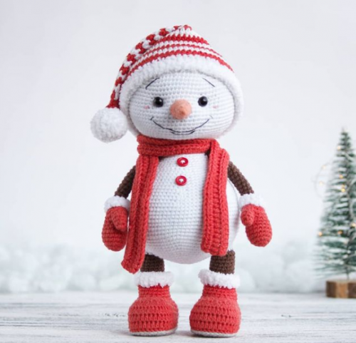 Снеговик Снежа (cute_toys_by_vera)