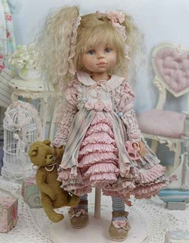 Платье для куклы [Ариша и Кукольные нежности]