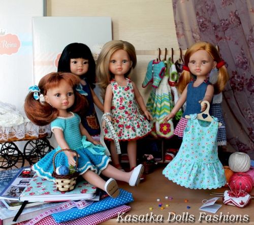 PDF Мастер-Класс 'Шьем и вяжем для кукол Paola Reina' (Оксана Лифенко)