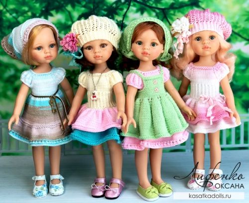PDF Мастер-Класс 'Подружки' для кукол Паола Рейна (Оксана Лифенко)