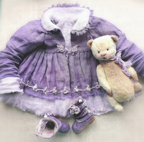 Пальтишко и сапожки для куклы Мелиссы (Лия Лябушева)