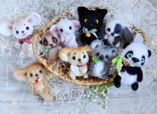 Набор из 8-ми мастер классов по вязанию зверят (Анна Кудинова)