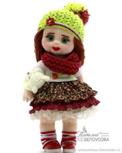 МК. Спицы. Кукла ' Арина'(Татьяна Белоусова)