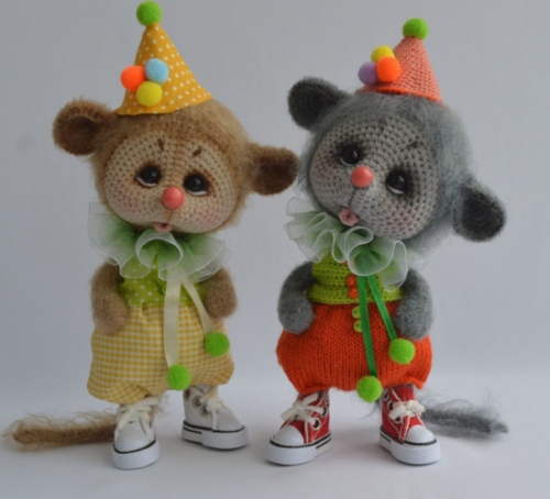 МК Мышонок Ириска (крючок) (Галина Бурова)