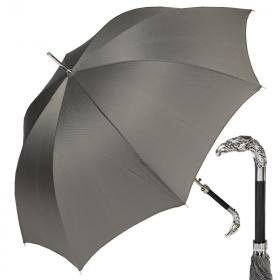 Зонт-трость Pasotti Eagle Silver StripesS Grey
