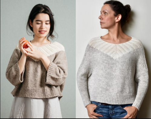 [Домоседка] Пуловер «Chaika» (Midori Hirose)