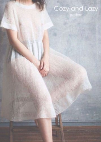 [Cozy and Lazy] Платье со спущенным плечом (Anastasiya Sesitashvily)